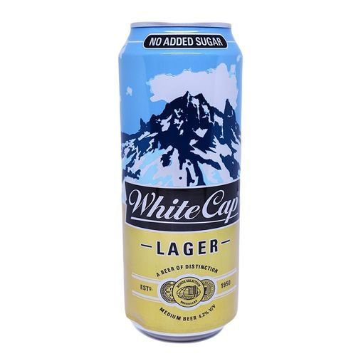 White Cap Can 500ml